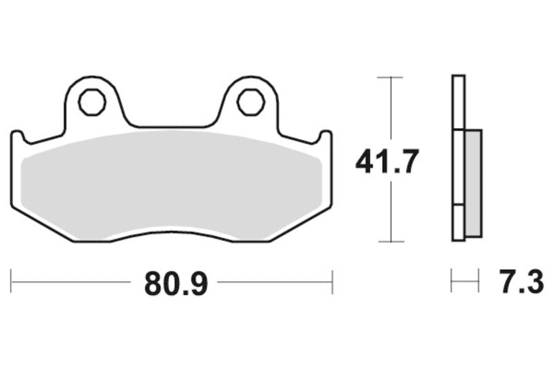 Sbs Bremseklosser Keramisk