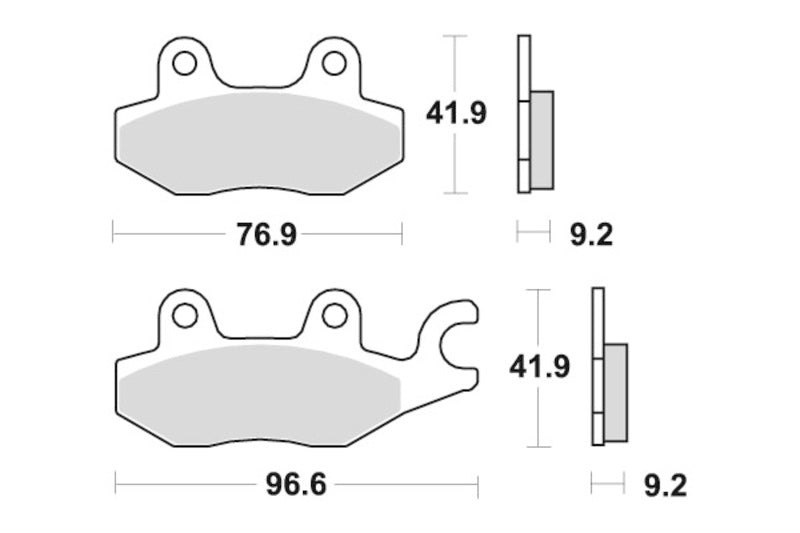 Sbs Brakepads Ceramic (688HF)