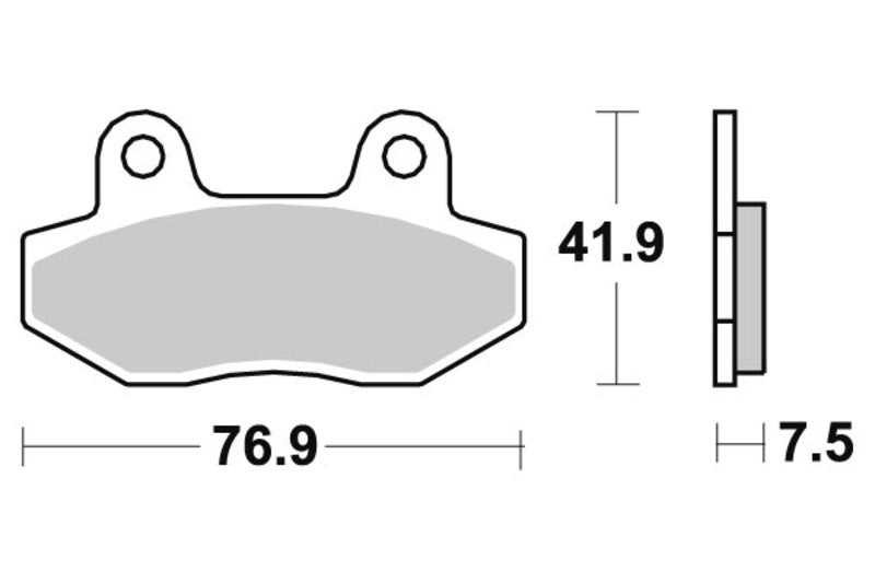 Sbs Bremseklosser HM Scooter