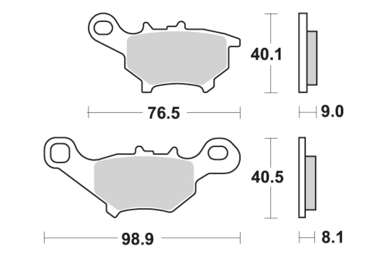 Sbs Brakepads Carbon Tech