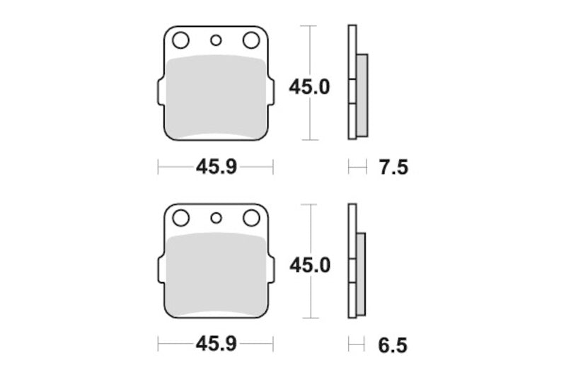 Sbs Bremseklosser Keramisk