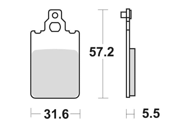 Sbs Bremseklosser Keramisk