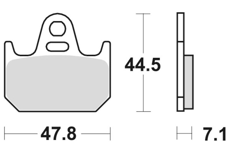 Sbs Bremseklosser Keramisk