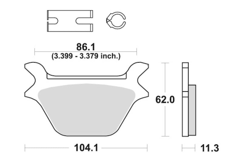 Sbs Bremseklosser Carbon Tech