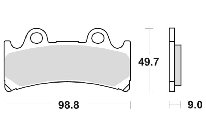Sbs Bremseklosser Carbon Tech
