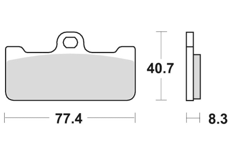 Sbs Bremseklosser Dual Sinter