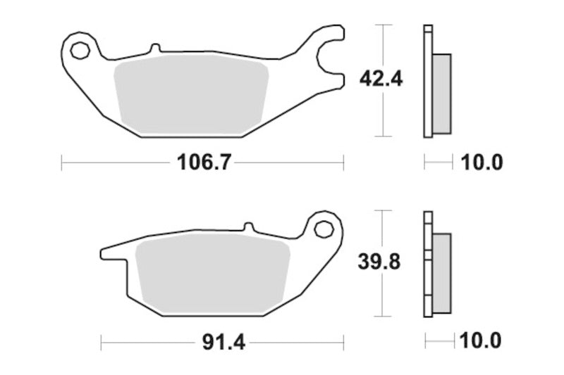 Sbs Bremseklosser Keramisk