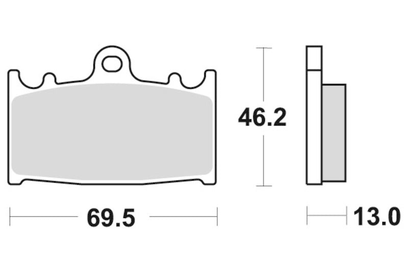 Sbs Bremseklosser Keramisk