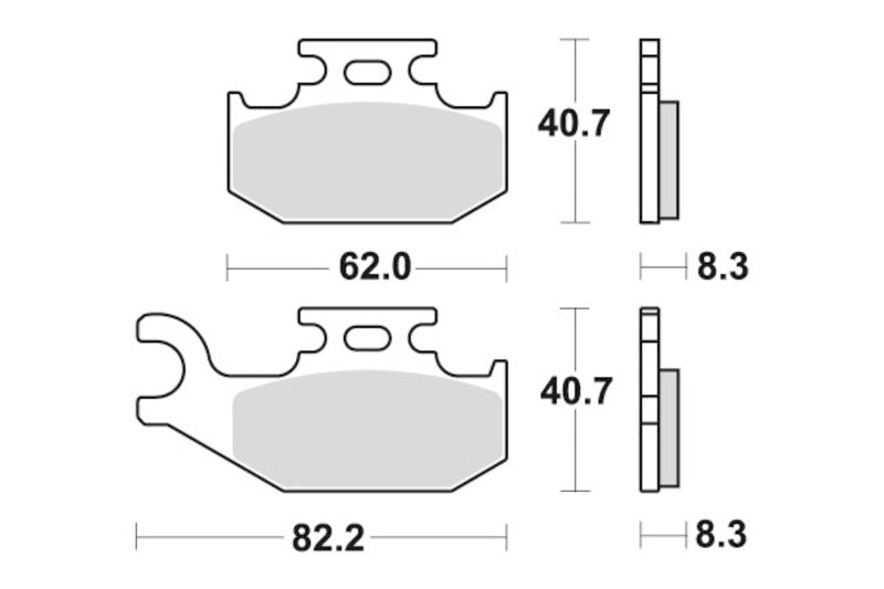 Sbs Bremseklosser Racing Sinter