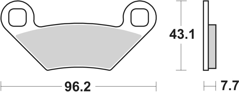 Sbs Bremseskiver Racing Sintert