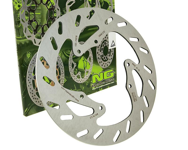 Bremseplate, Foran, Ytre Ø260mm, Aprilia / Derbi / Gilera / Rieju, 50cc med gear