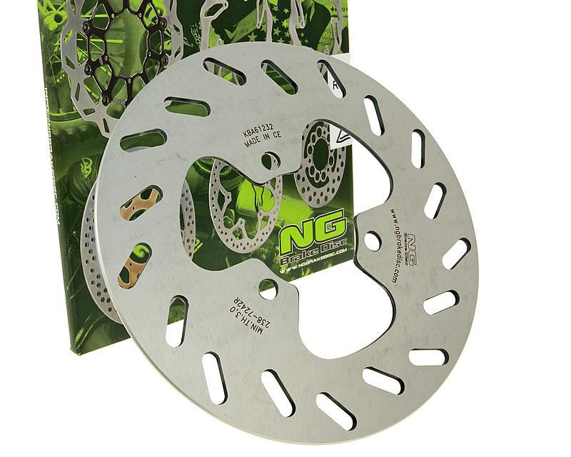 Bremseplate, Bak, Ytre Ø 218mm, Aprilia / Derbi / Gilera, 50cc med gir