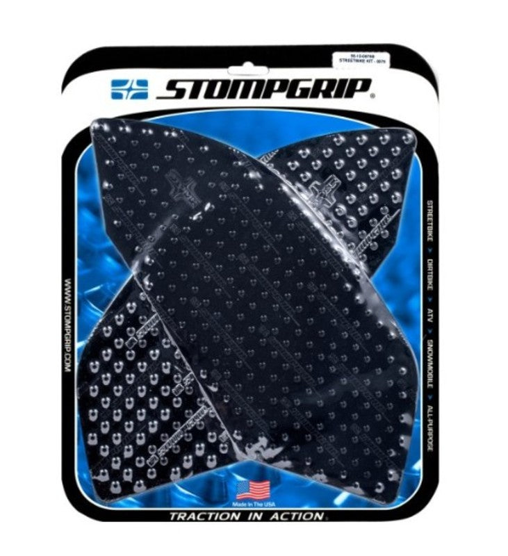 Stompgrip Street Bike Tank Grips - Volcano - 0075 : Black