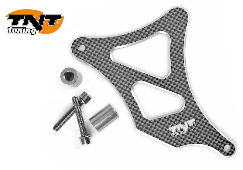 TNT Framdrevkåpe, Aluminium, Karbon-stil, AM6