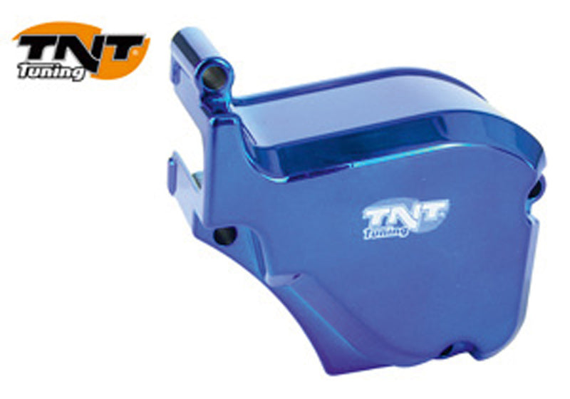 TNT Oljepumpedeksel, Blå, Derbi Senda 06- / Aprilia RX,SX 06- / Gilera SMT 06-
