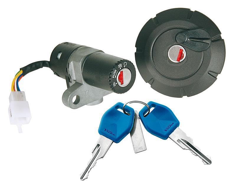 Tenningsbryter & Låsesett, MBK X-Limit 07-11 / Yamaha DT 50 R, X 07-11