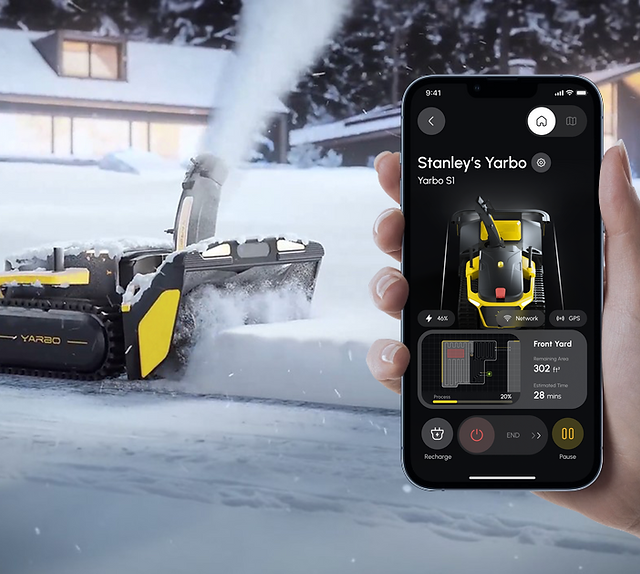 Yarbo robot snøfreser og klipper