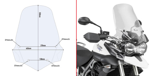 Givi Spesifikt monteringssett for 6401DT Tiger 800 11-