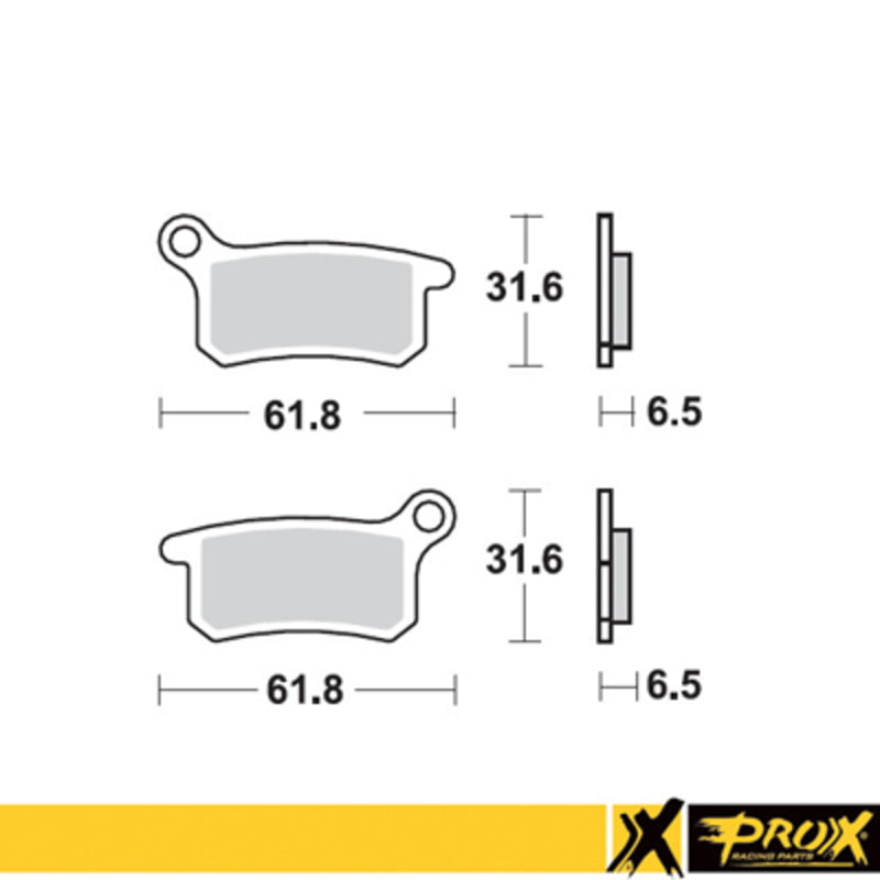 ProX Bremsekloss Foran KTM65SX '02-23 + KTM85SX '03-11