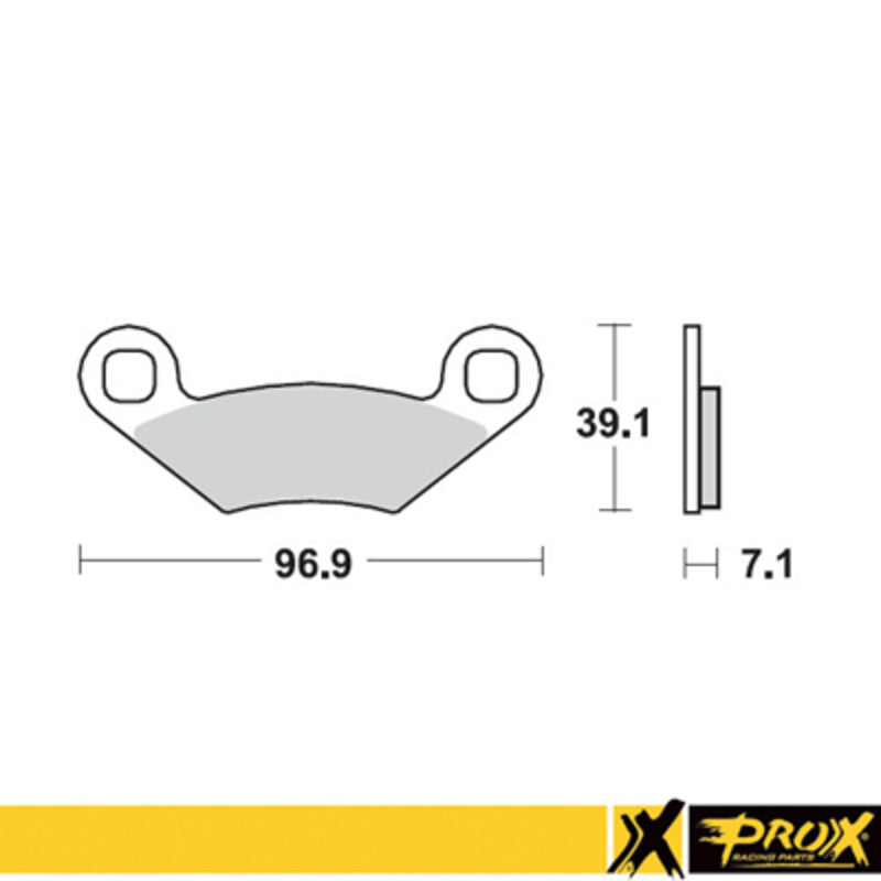 ProX Bremsekloss bak Polaris 450/525 Outlaw '08-11