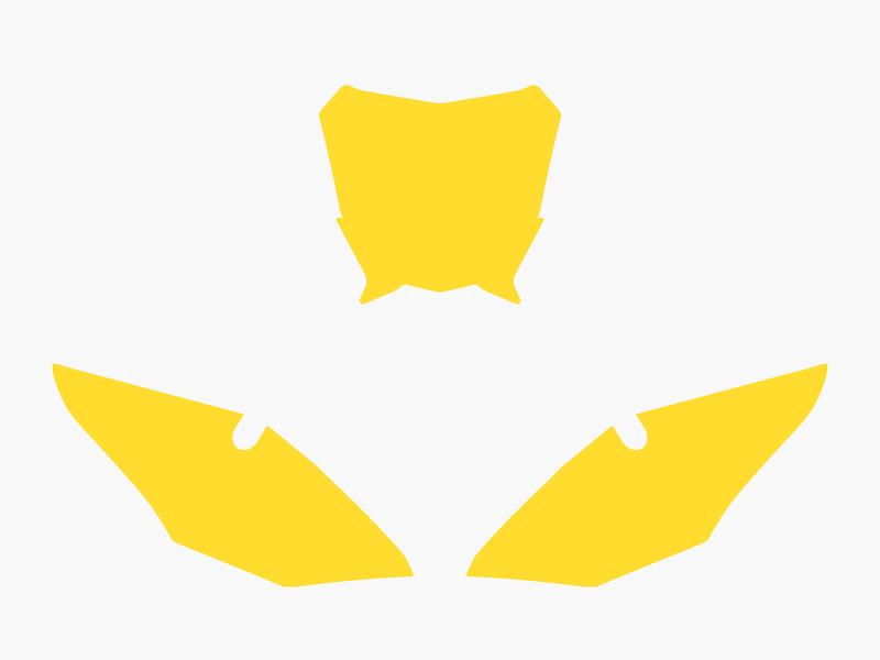 Blackbird Pre Cut Bakgrunner CRF450 17-20/250 18-21