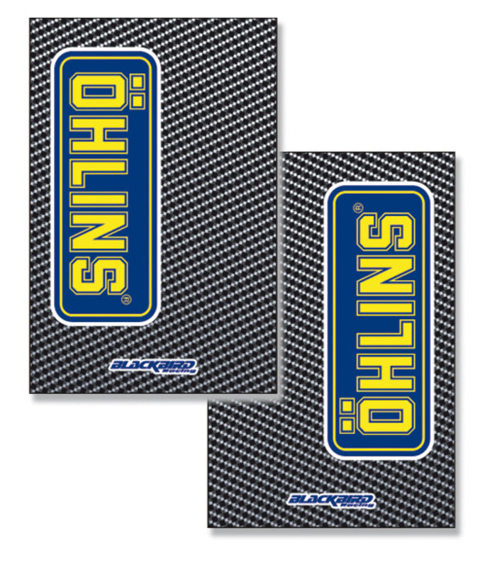 Blackbird Cystall Klistremerker - Karbonfiber Utseende Ohlins