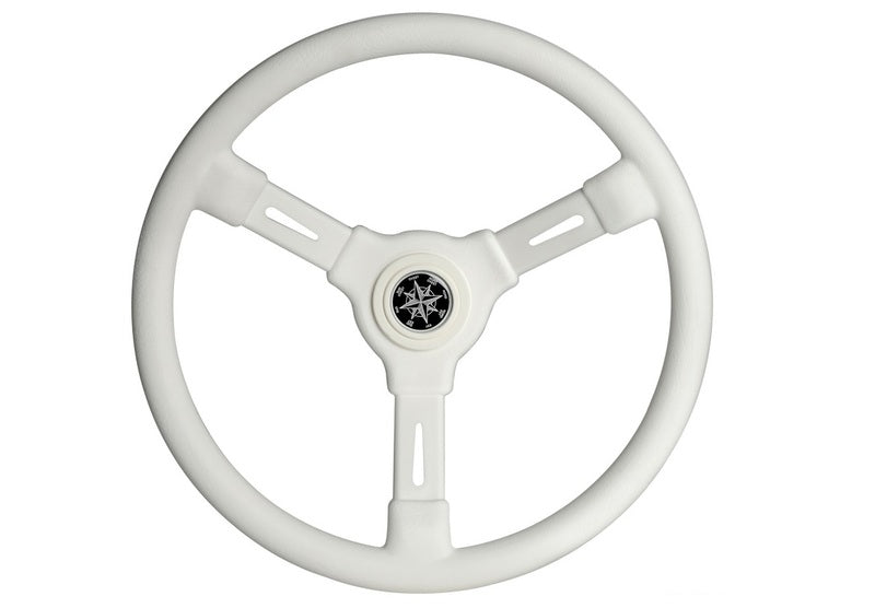 3-eikers ratt hvit 355 mm