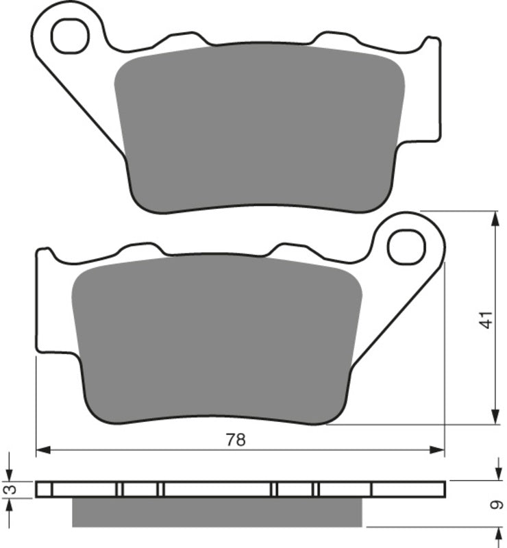 GOLDFREN Brake Pads 023 Ceramic Carbon K1