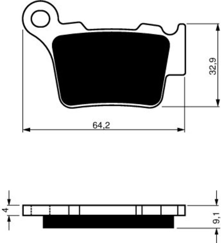 GOLDFREN Bremseklosser 191 Keramisk Karbon K1