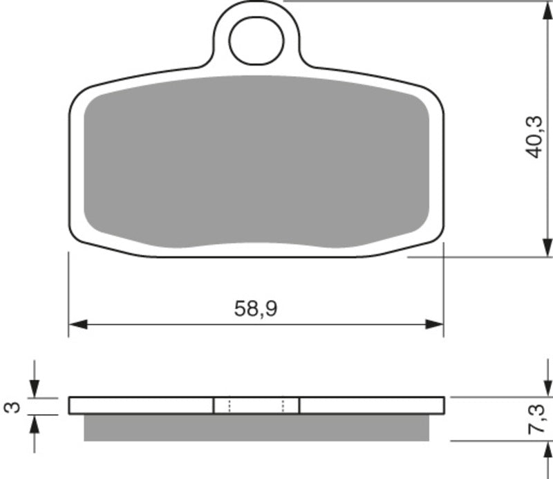GOLDFREN Brake Pads 307 Ceramic Carbon AD
