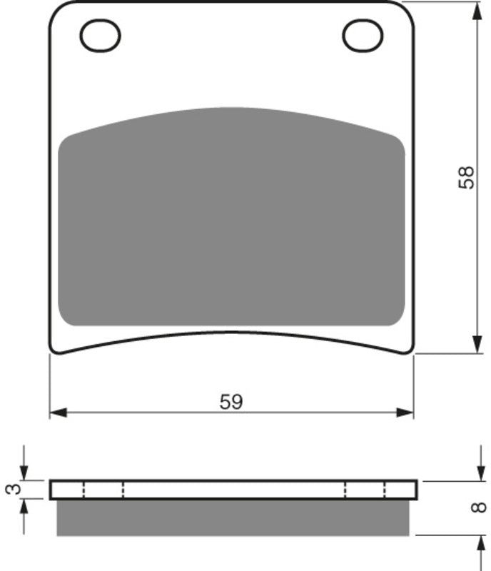 GOLDFREN Bremseklosser 027 Keramisk karbon AD