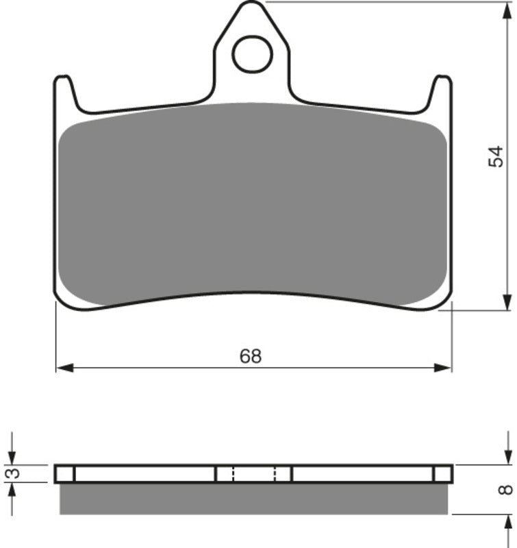GOLDFREN Bremseklosser 069 Keramisk karbon AD