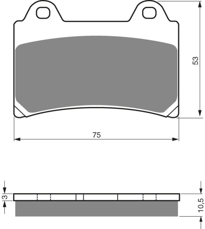 GOLDFREN Brake Pads 073 Ceramic carbon AD