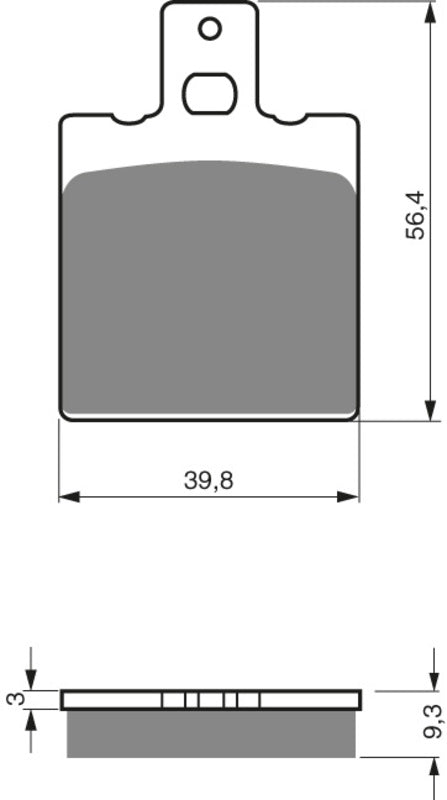 GOLDFREN Brake Pads 087 Ceramic carbon AD