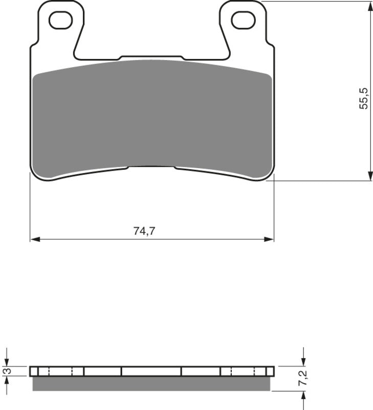 GOLDFREN Brake Pads 134 Ceramic carbon AD