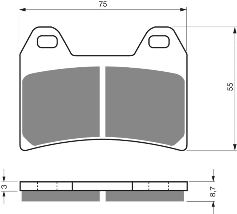 GOLDFREN Brake Pads 141 Ceramic Carbon S3