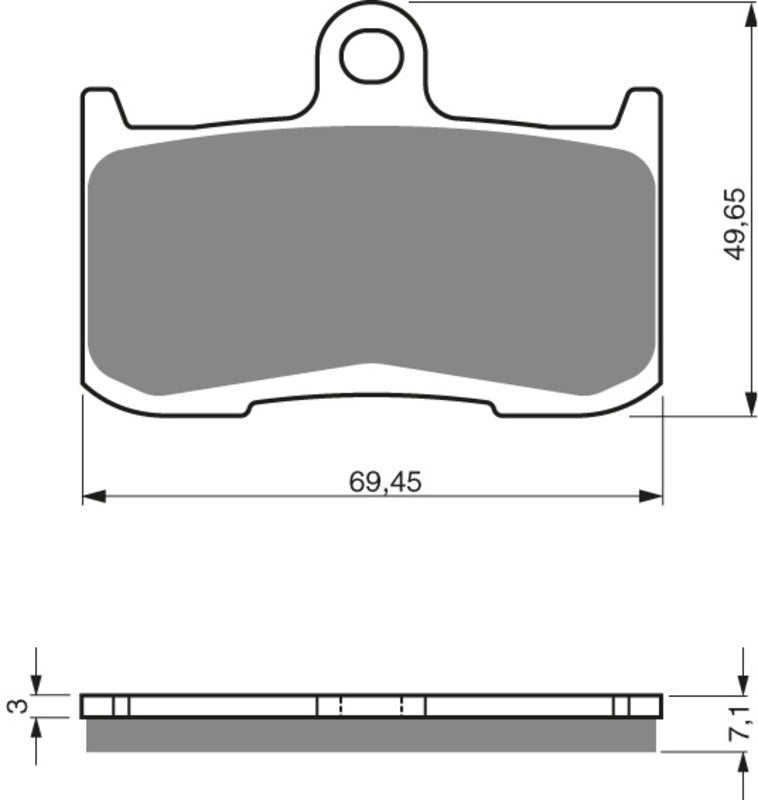GOLDFREN Brake Pads 207 Ceramic carbon AD