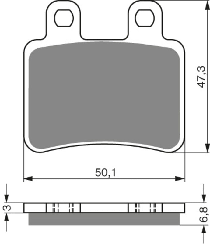 GOLDFREN Brake Pads 211 Ceramic carbon AD