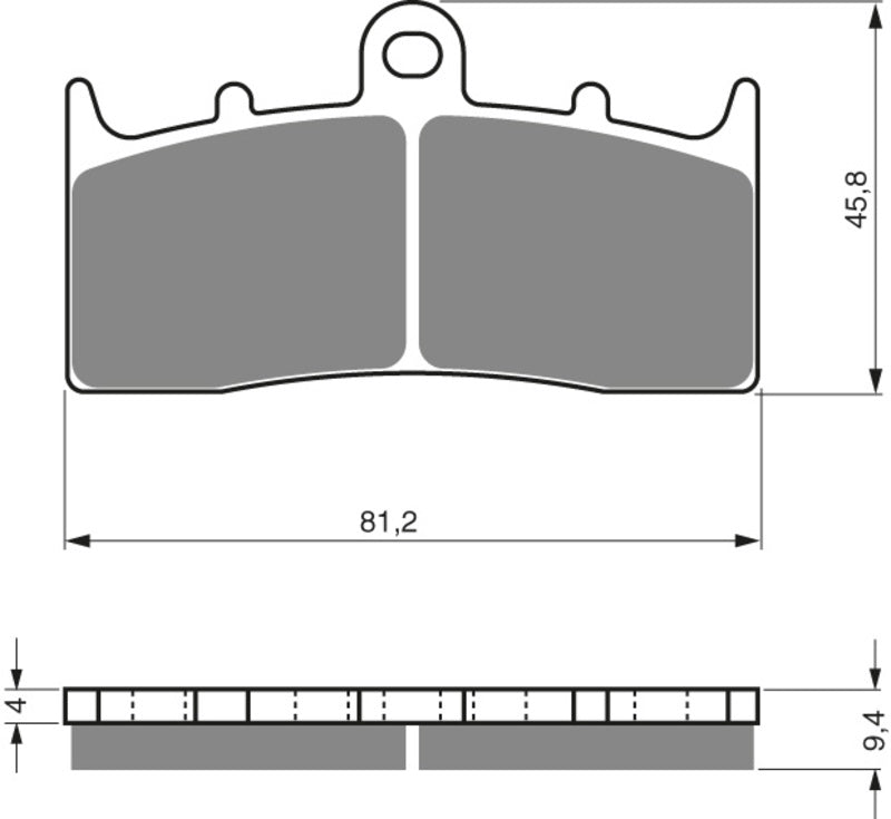 GOLDFREN Bremseklosser 318 Keramisk Karbon S3