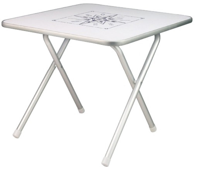 Osculati alum.sammenleggbart bord 60x60 kvadratisk