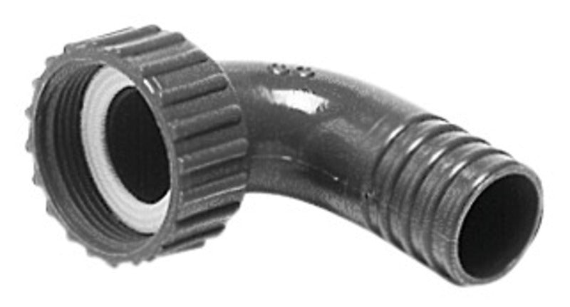 Slangtilkobling 90° 25mm