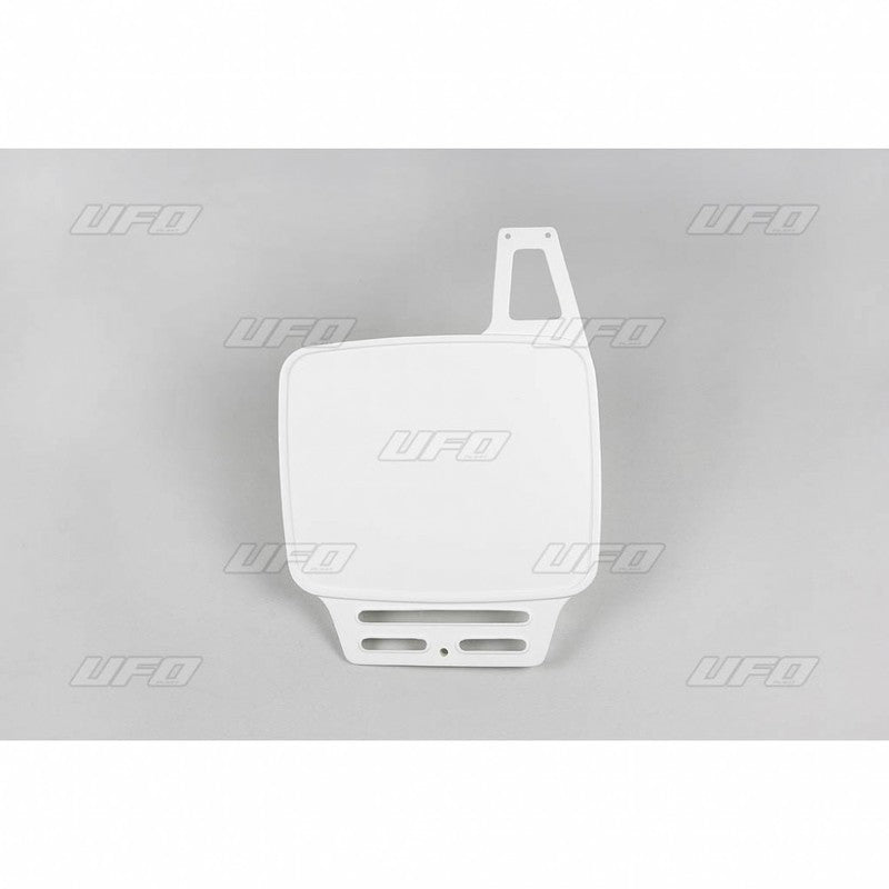 UFO Universell frontnummerplate veteran MX/Enduro 79-89 Hvit
