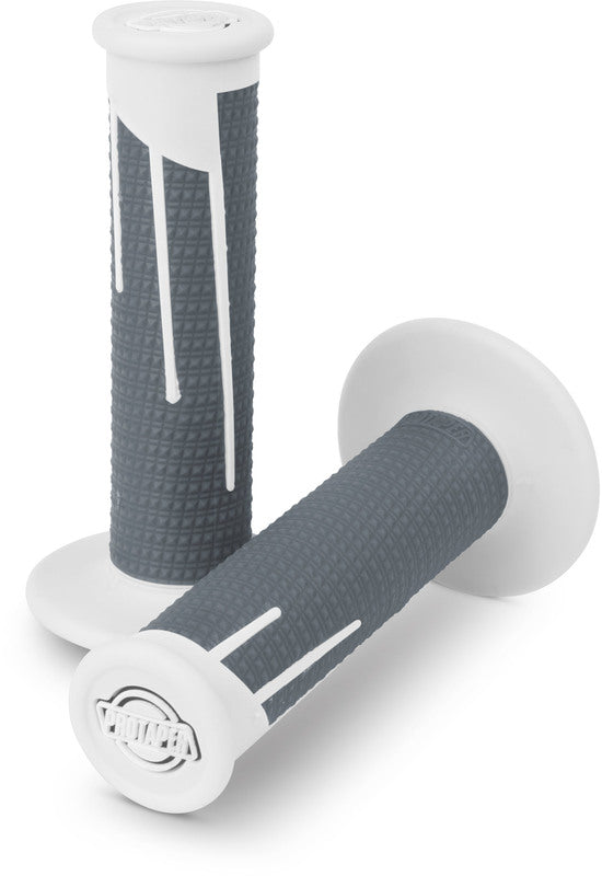 Protaper Grips Clampon Full Diamond Hvit/Mørk Grå