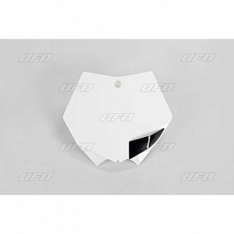 UFO Frontnummerplate KTM125-525 SX/SXF 07-12 Hvit