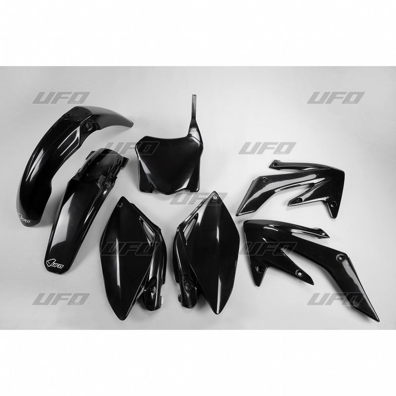 UFO Plastikksett 5-deler Svart CRF250 08-09