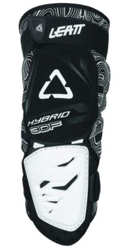 Leatt Knee & Shin Guard 3DF Hybrid EXT Wht/Blk #S/M