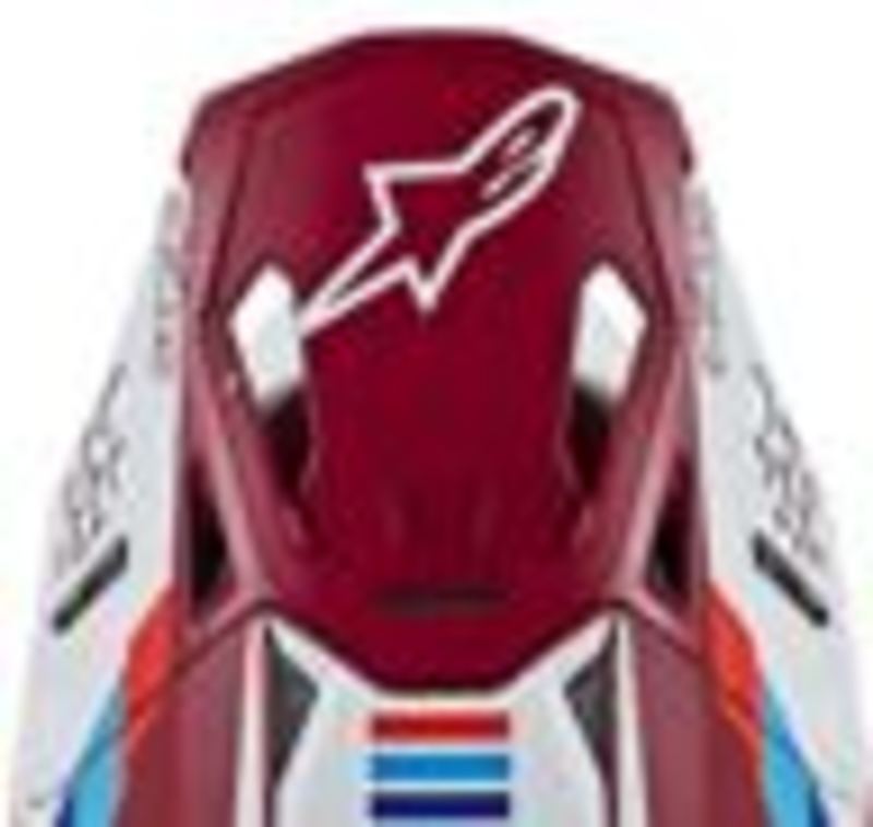 Alpinestars Visir S-M8 - CONTACT Matt Rød
