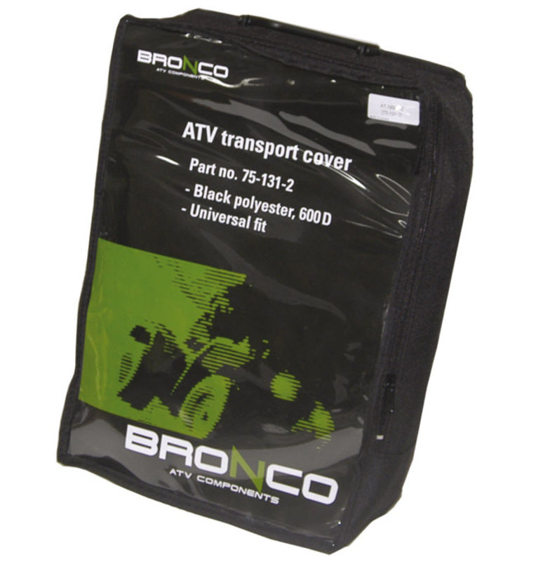 Bronco Cover XL trailerbar for ATV svart 600D