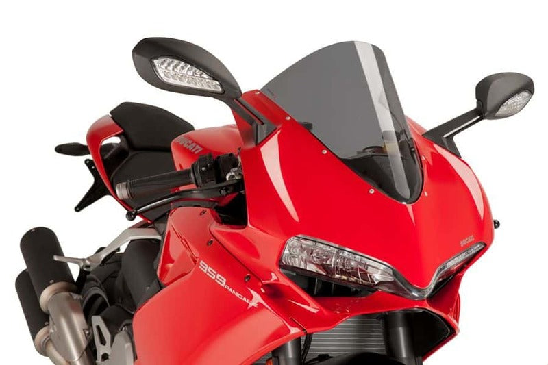 Puig Racing Vindskjerm Ducati 959-1299 Panigale/S C/Mørk Sm