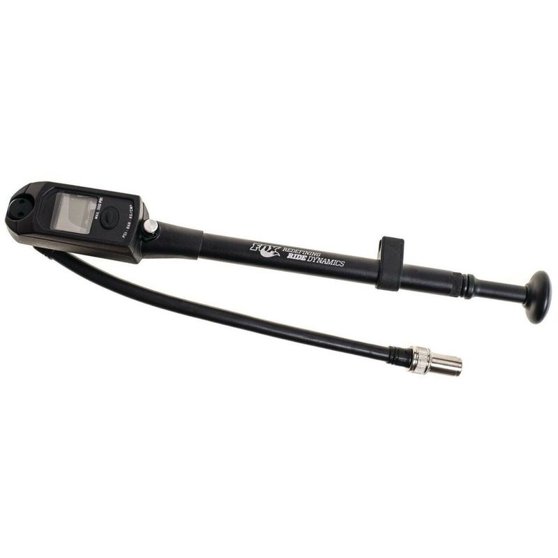 Fox Pumpe: Fox Digital HP m/ Lufting, Sammenleggbar, Utskiftbart Batteri, 300 psi